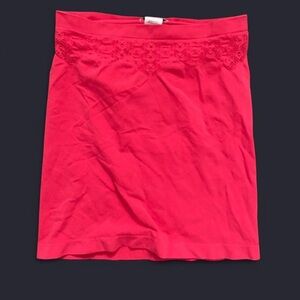Guess Bright Pink Lace Detail Skirt